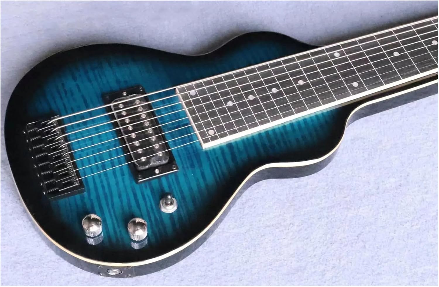 Eight String Hawaiian Electric Guitar – Ukulele Slider Guitar for Traditional Hawaiian Music(B)