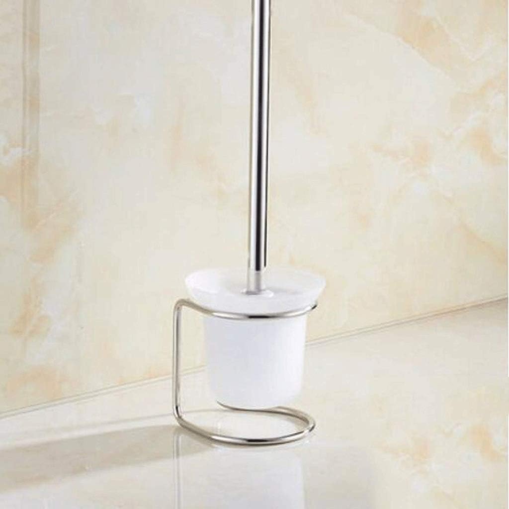 Home-it Toilet Brush Set Bronze Toilet Brush for Tall Toilet Bowl and Toilet Brush Holder with Lid Great Toilet Bowl Cleaner