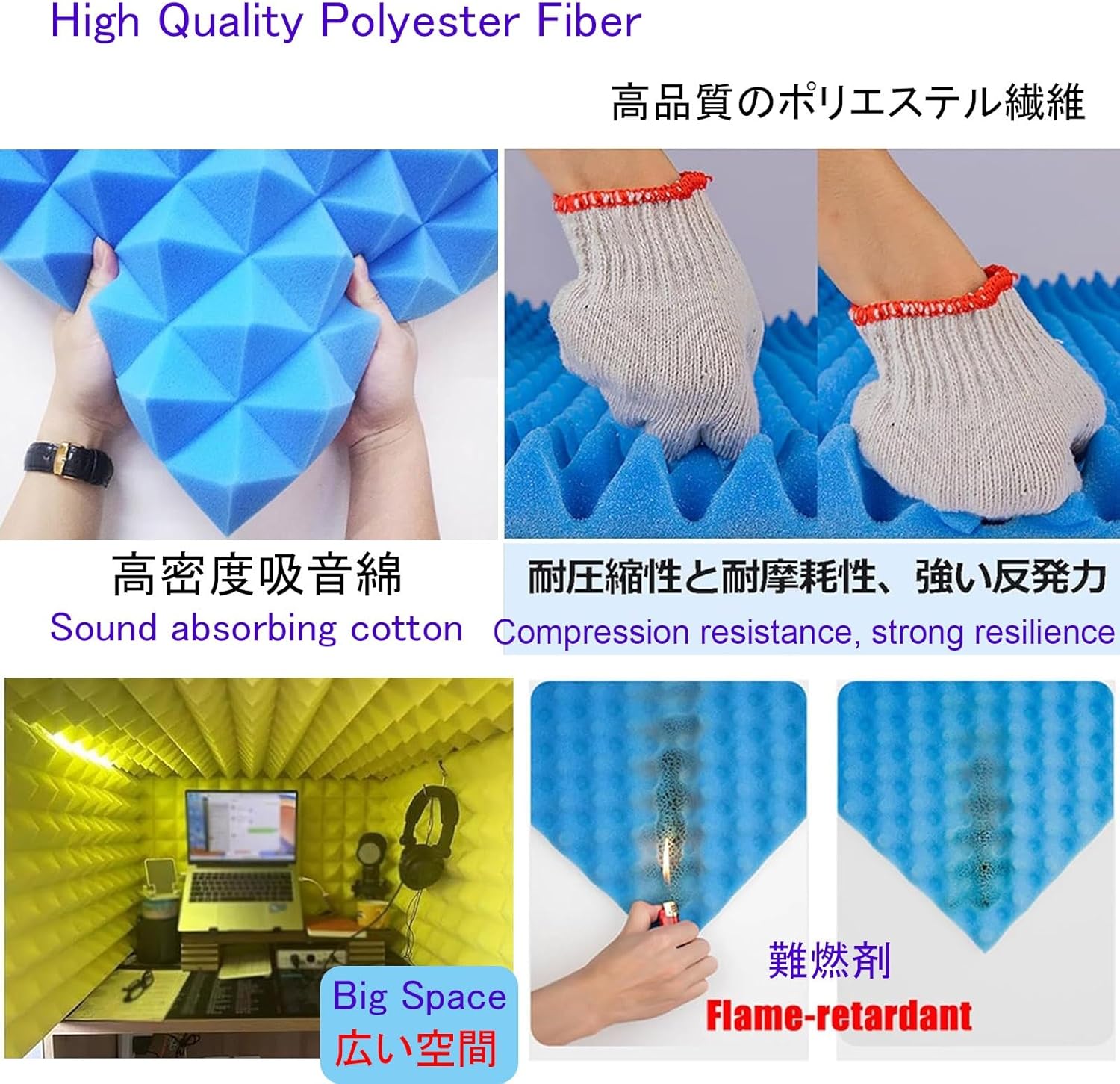 Recording Microphone Isolation Cover, Top Closed Foldable Soundproof Cover, Portable Recording Studio (Grays)