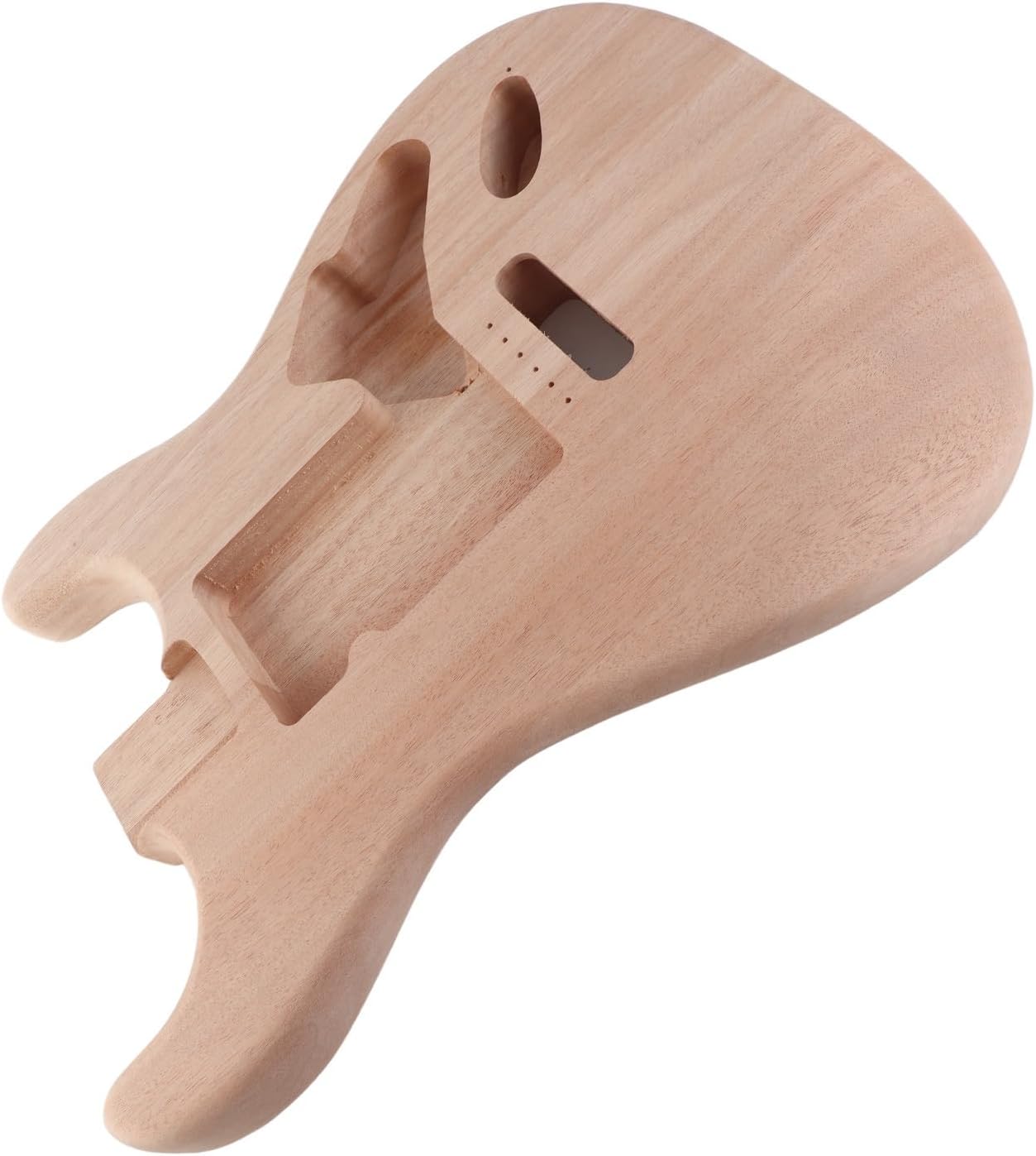 Pilipane Unfinished Electric Guitar Mahogany DIY Professional Electric Guitar Body Replacement Blank (GSB09)