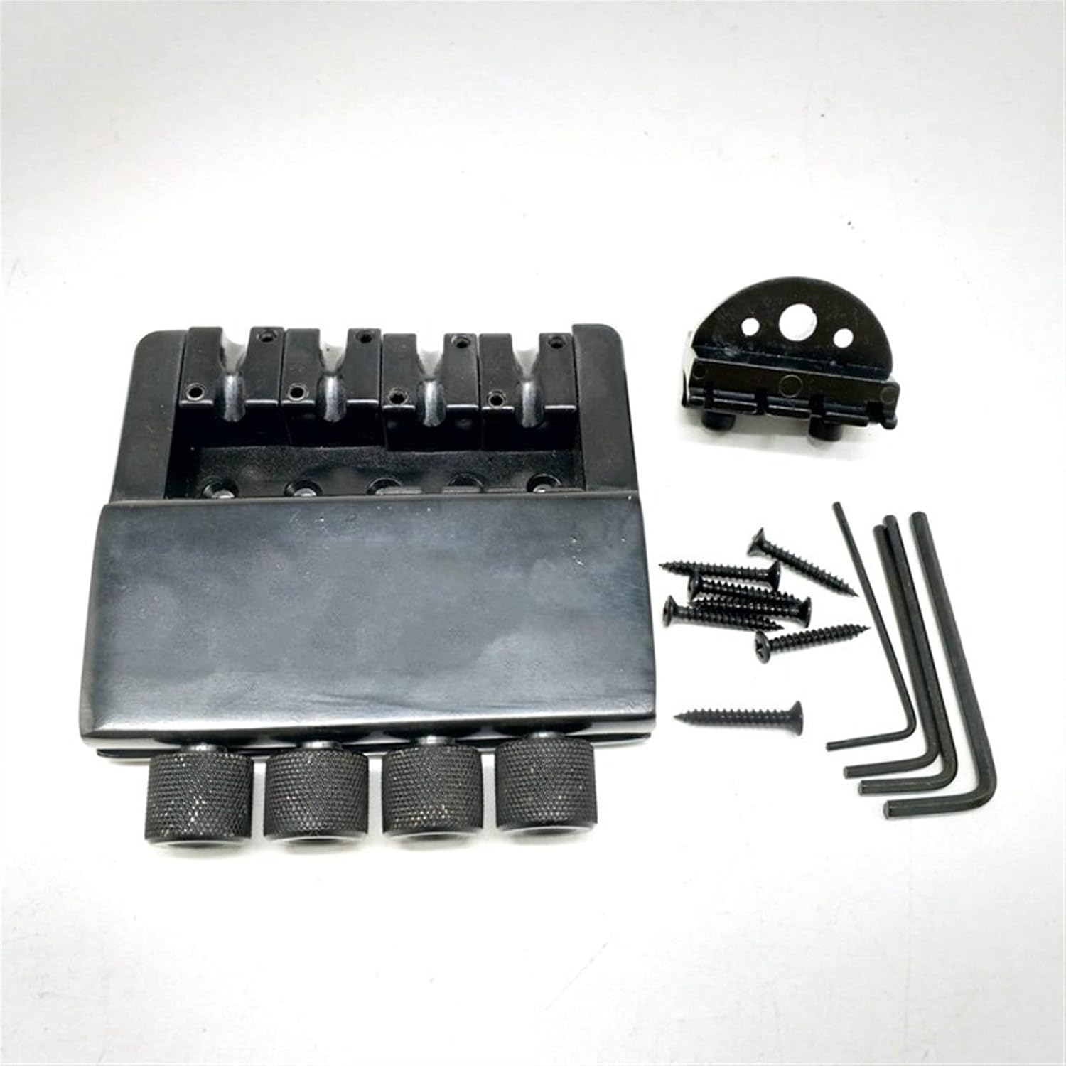 4 String Headless Bass Guitar Bridge System for Headless Electric Bass Replacement Electric Guitar Bridge