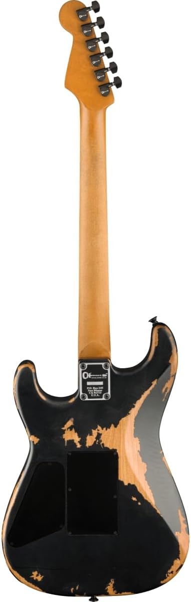 Charvel Pro-Mod Relic San Dimas Style 1 HH FR PF Electric Guitar - Weathered Black