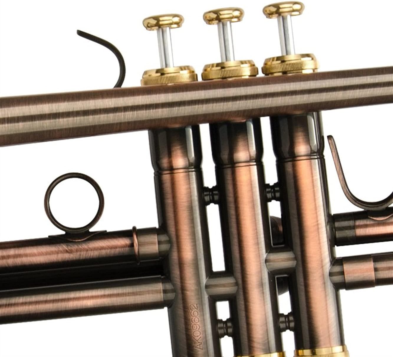 Antique Trumpet Instrument B Flat Wind Trumpet Trumpets Beginner Trumpet Set