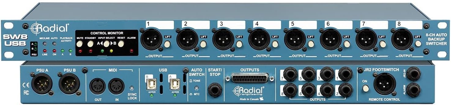 Radial SW8-USB Dual-USB Auto-Switcher and Interface