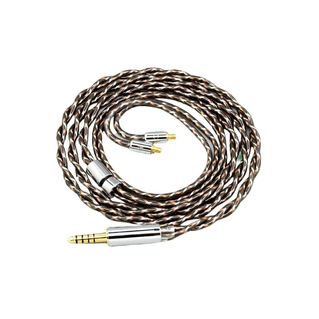 Shielding 7n OCC Earphone Cable for ATH-CKR100 CKR90 CKS1100 CKR100IS CKS1100IS 25AWG 8904(XLR 4 Pole Male,300cm)