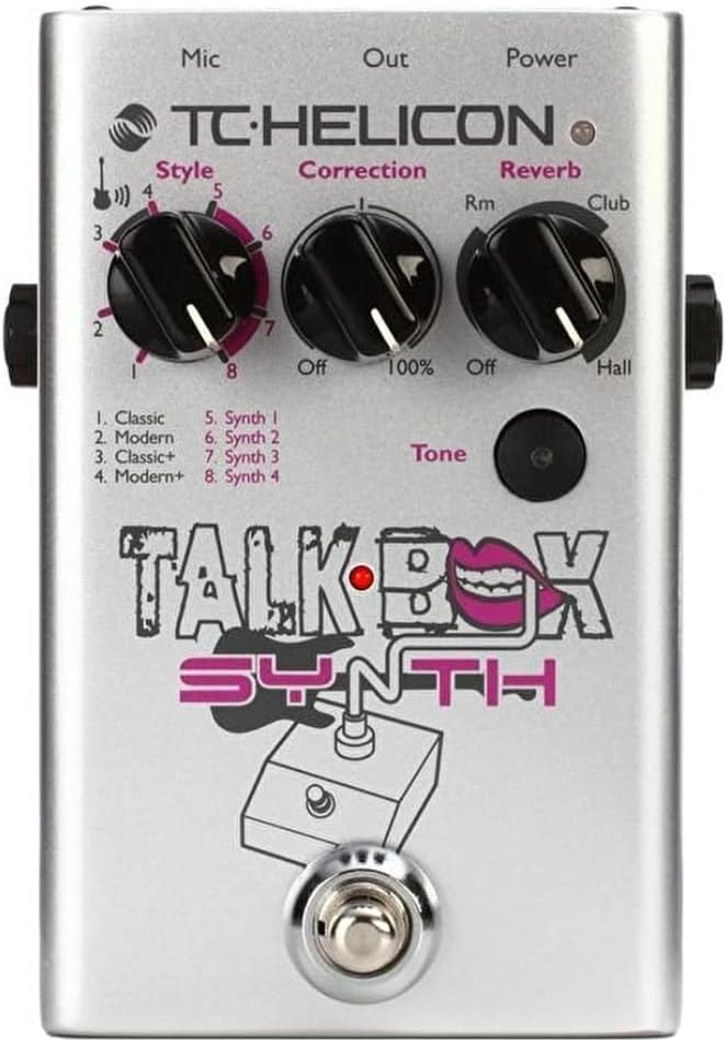 TC Helicon TalkBox Synth Guitar and Vocal Effects Processor