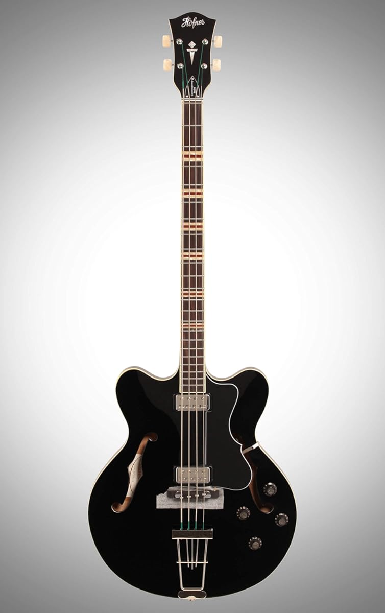 Hofner 4 String Contemporary 500/7 Verythin Bass-Black, Right Handed, (HCT-500/7-BK)