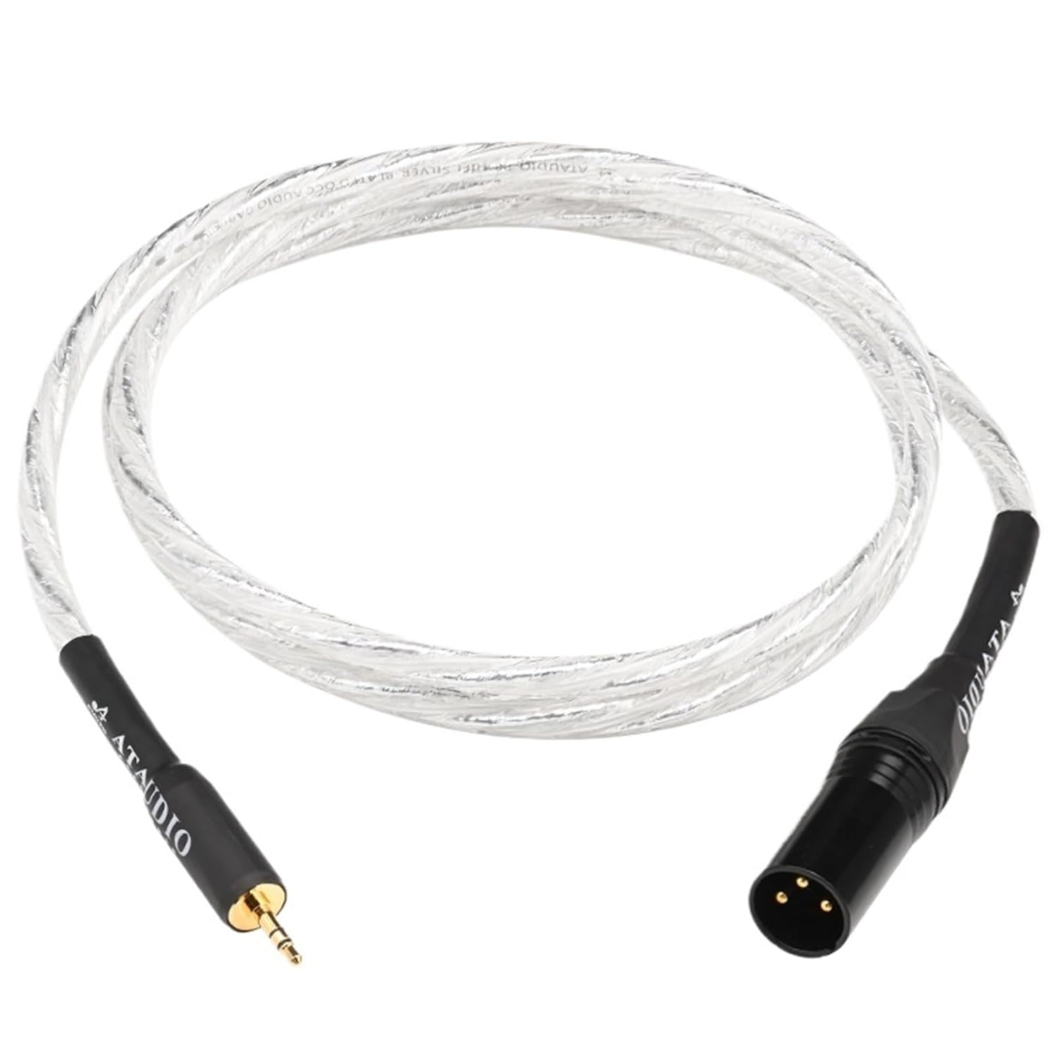 6N OCC Silver Plated HiFi 3.5mm to XLR Female Audio Cable with Gold Plated Plug for Mixer Amplifier Stereo 3.5 to XLR Male Cable(3.5 m)