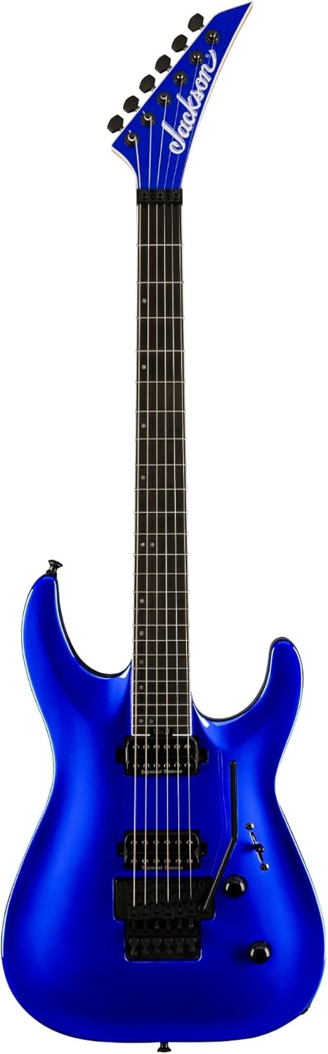 Jackson Pro Plus Dinky DKA 6-String Electric Guitar (Indigo Blue) Bundle with Jackson Heavy Duty Hardshell Case (2 items)