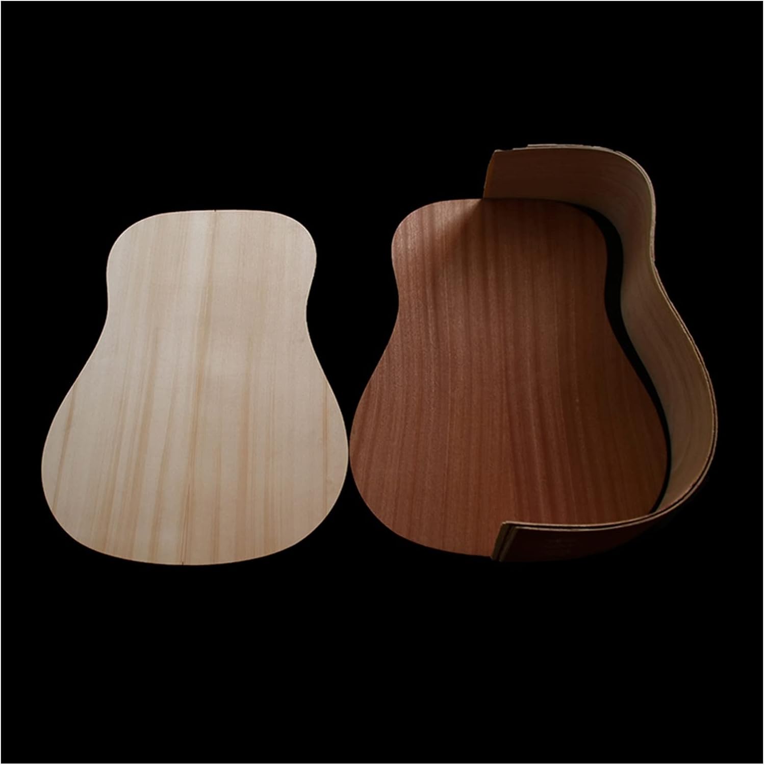 Learn to Make Guitar DIY Folk Face Single Guitar Accessories Package Full Set of Production Materials Unfinished Guitar Body