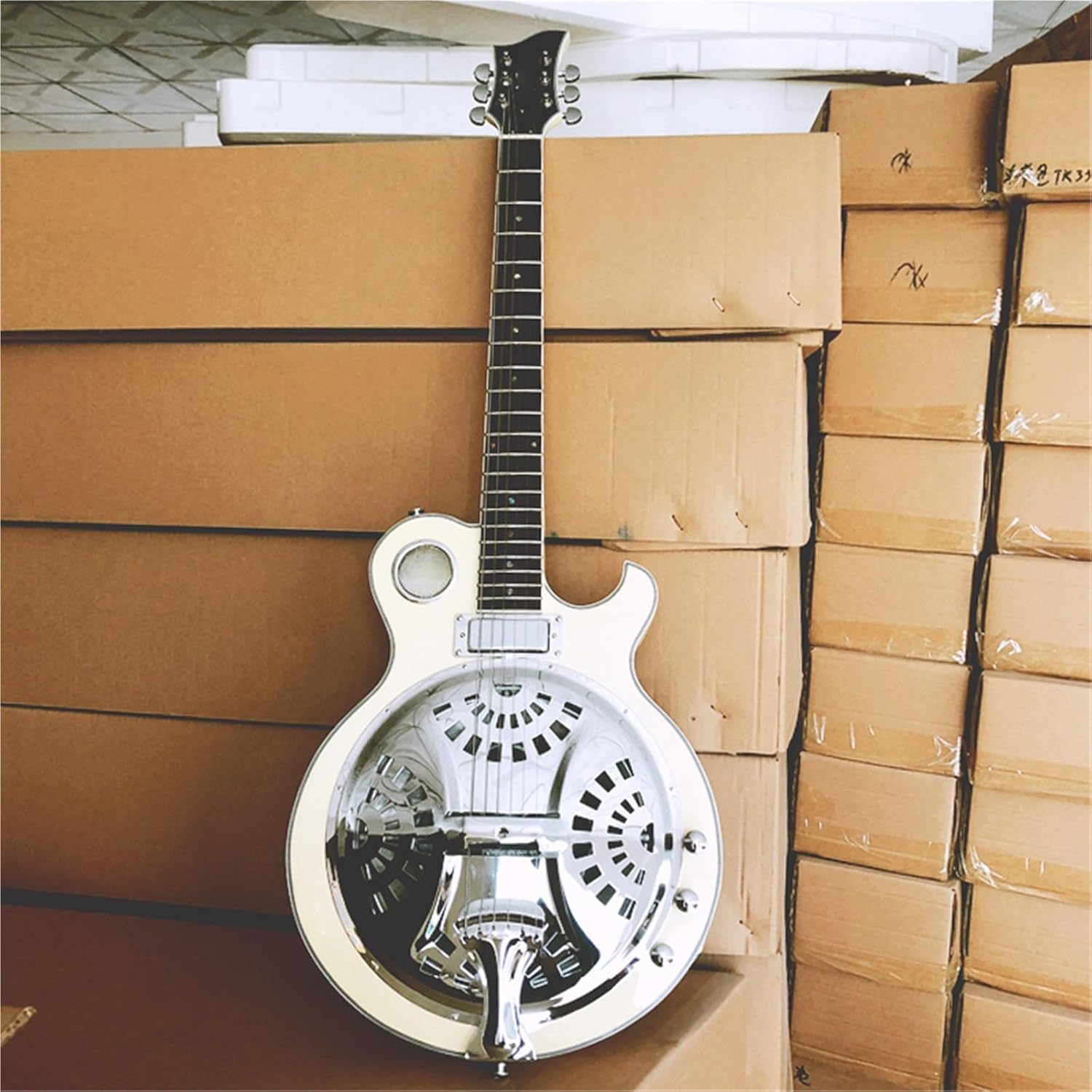 Beginner Electric Guitar Kits 21 Fret Solid Wood Electric Guitar With Passive Closed Pickups