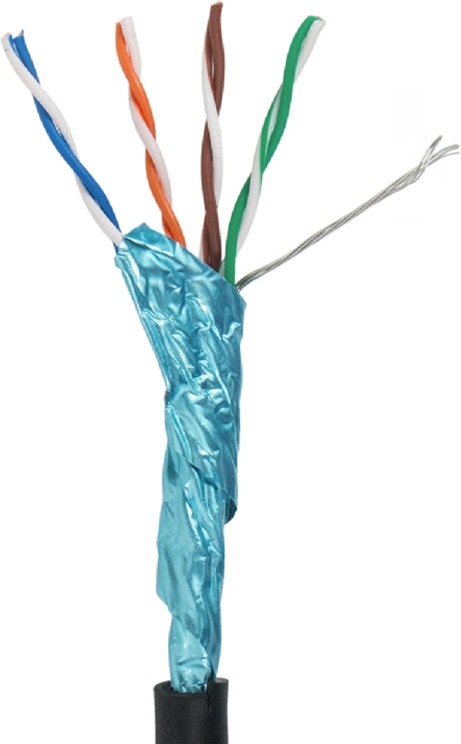 Elite Core PROCAT5E | Ultra-Flexible Shielded Tactical CAT5E | Booted RJ45 Connectors | 150' ft, 150-ft (PROCAT5E-S-RR-150)