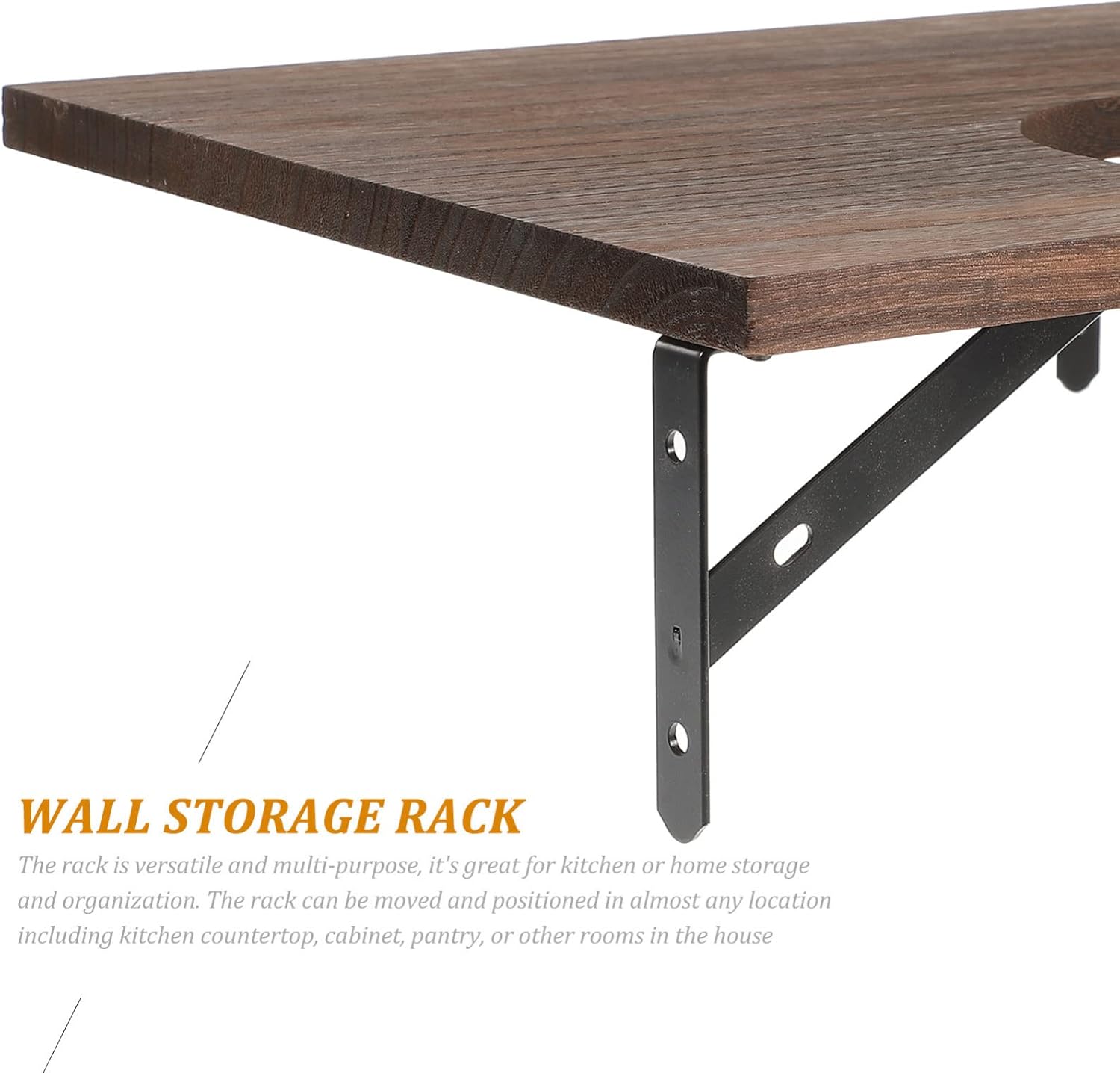 Angoily Wooden Corner Storage Rack for Bathroom and Kitchen Multi-Purpose Organizer Wall-Mounted Design Elegant and Space-Saving for Home Decor and Storage Needs