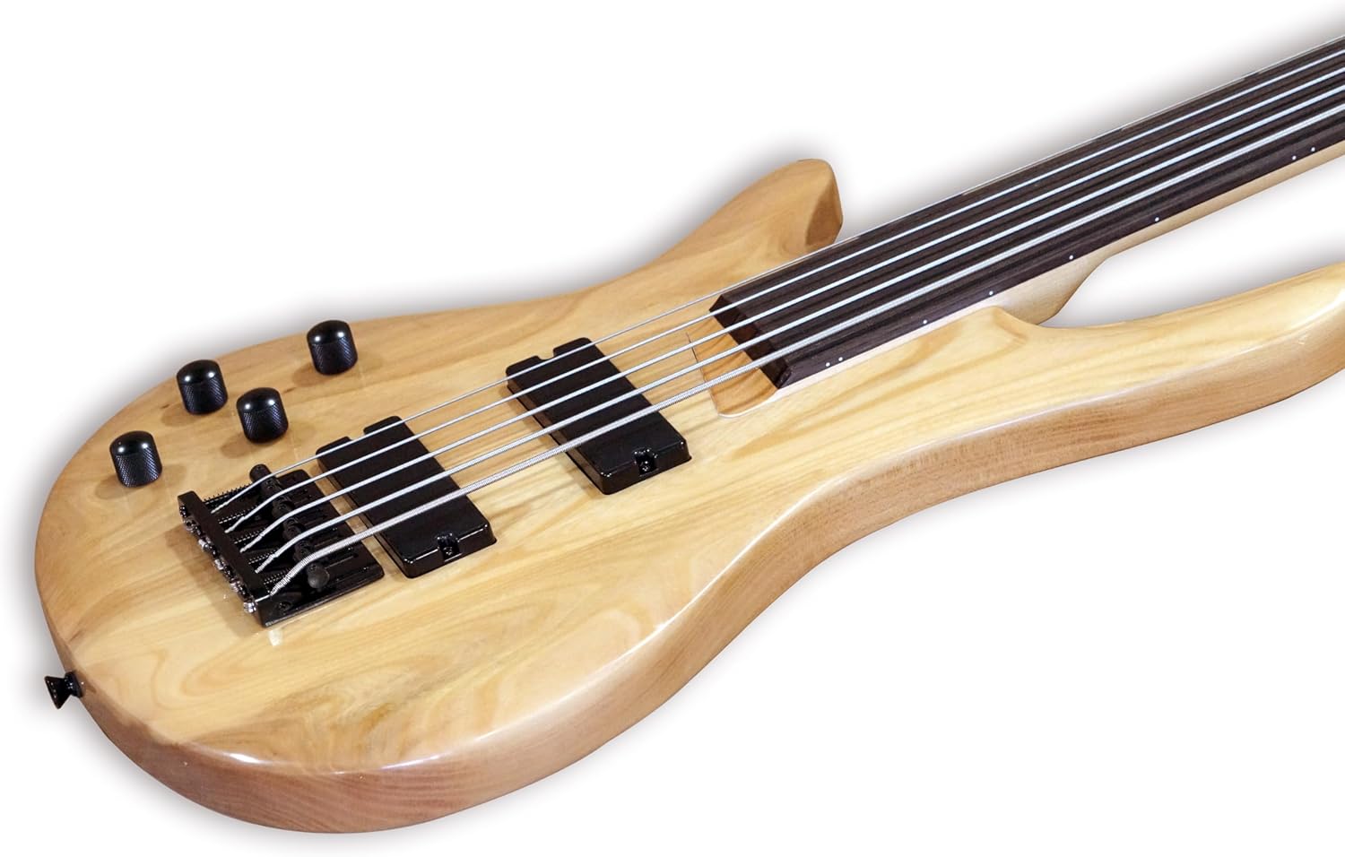 TARIO Left-handed Fretless 5 String Electric Bass Bolt_On Maple Neck,basswood Body