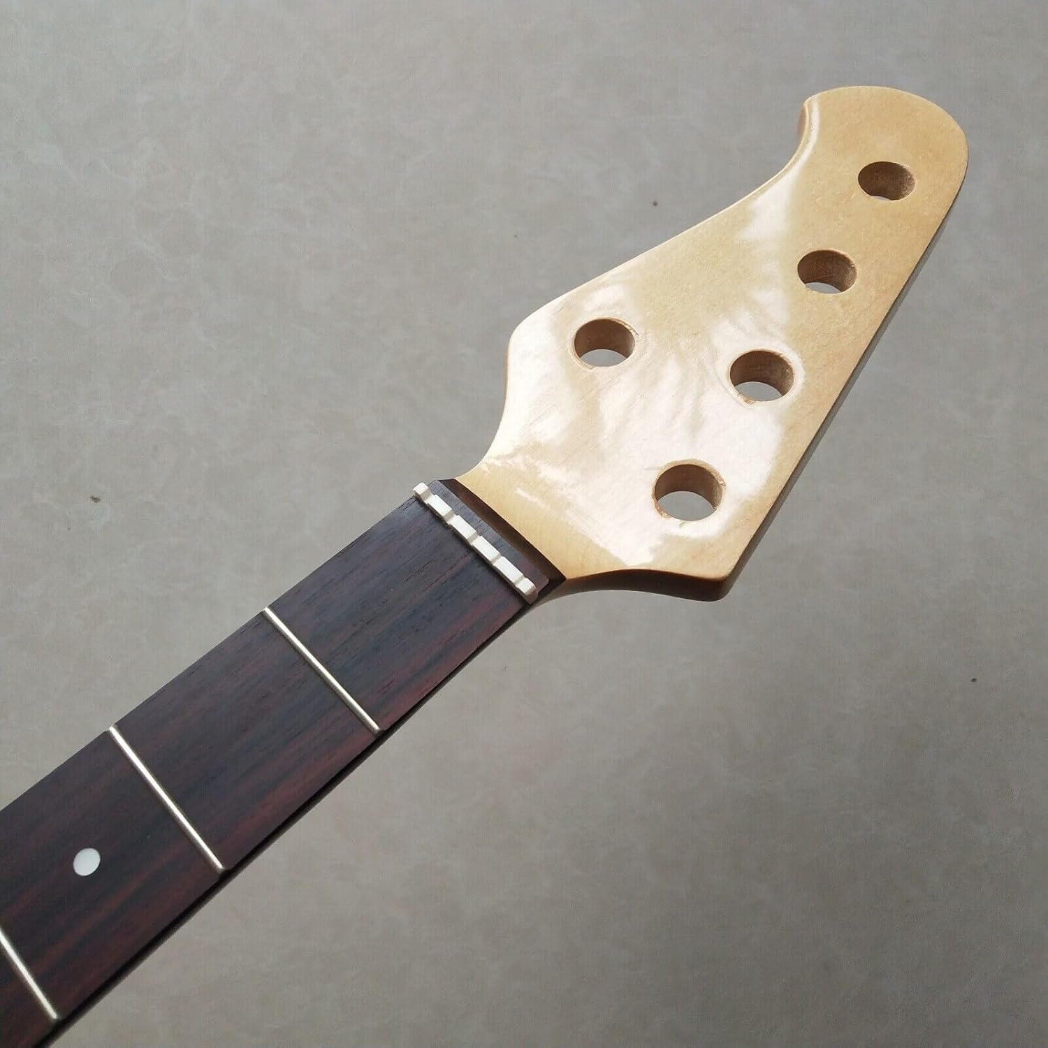 Reverse Head 5 String Bass Guitar Neck 21 Fret 34