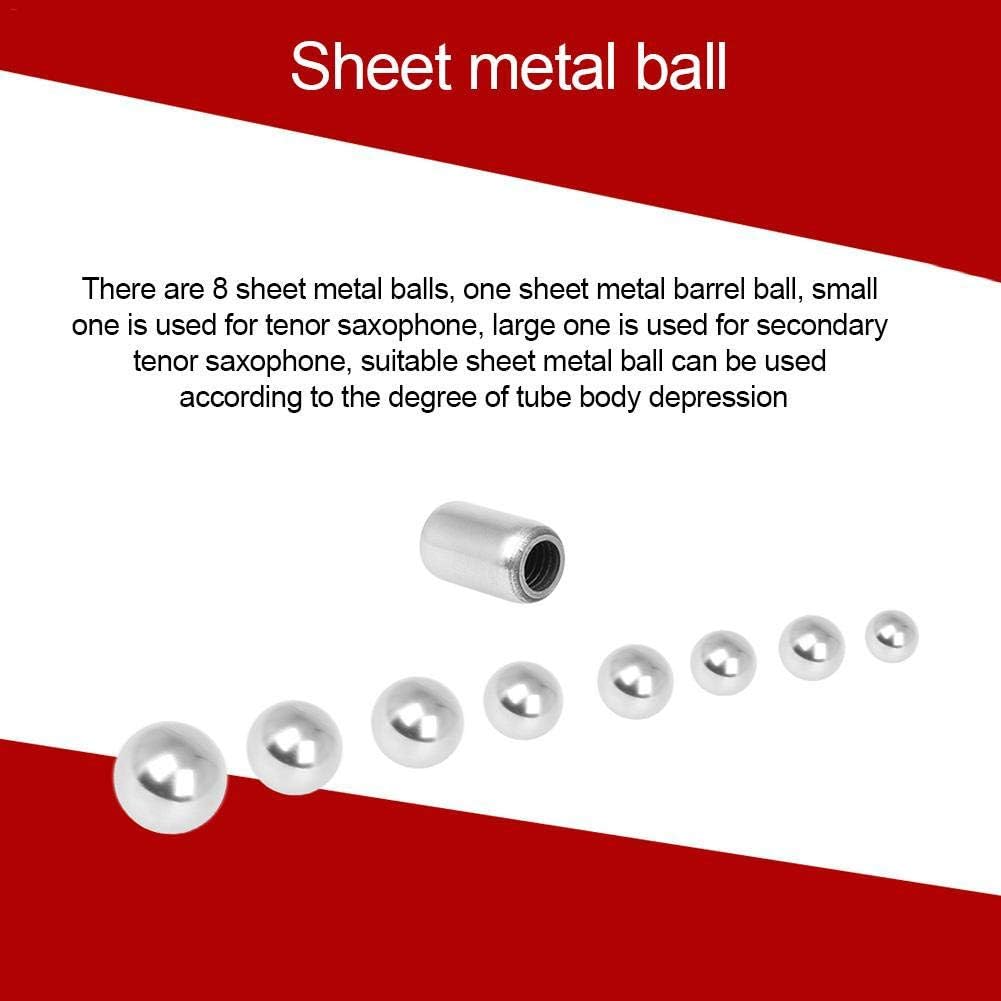 Saxophone Dent Repair Tool, Orchestral Instrument,Saxophone Dent Repair Balls Long Rod Alto Tenor Wind Instrument Maintain Kit