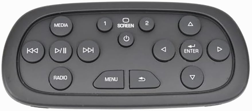 KarParts360 for Chevy Silverado 1500 2014 15 16 17 2018 Video Remote Control | Plastic Button | 1.01 Inches / 25.73 Millimeters Thickness | Black Housing | 15 Button
