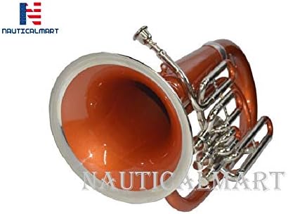 Bb Pitch Euphonium Copper Brass Color 3 Valve With Free Case Musical Instrument Gift