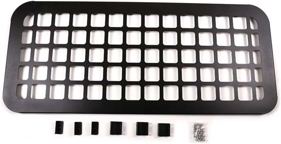 for Land Rover Defender 90 110 2004-2019, Aluminum Alloy Rear Side Window Guard Plate Storage Bag Car Exterior Accessories