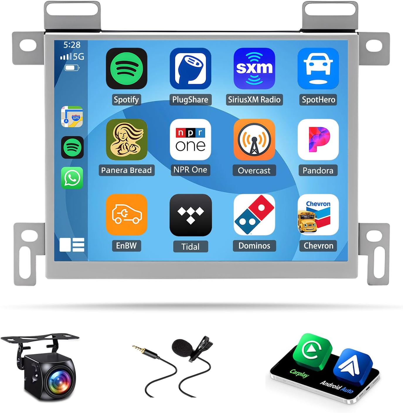 4+64G Android 14 Car Stereo Fit for Dodge Ram 1500 2500 3500 2015-2021, 8.4inch Touch Screen with Wireless Carplay Android Auto AHD Backup Camera Mirror Link GPS SWC FM