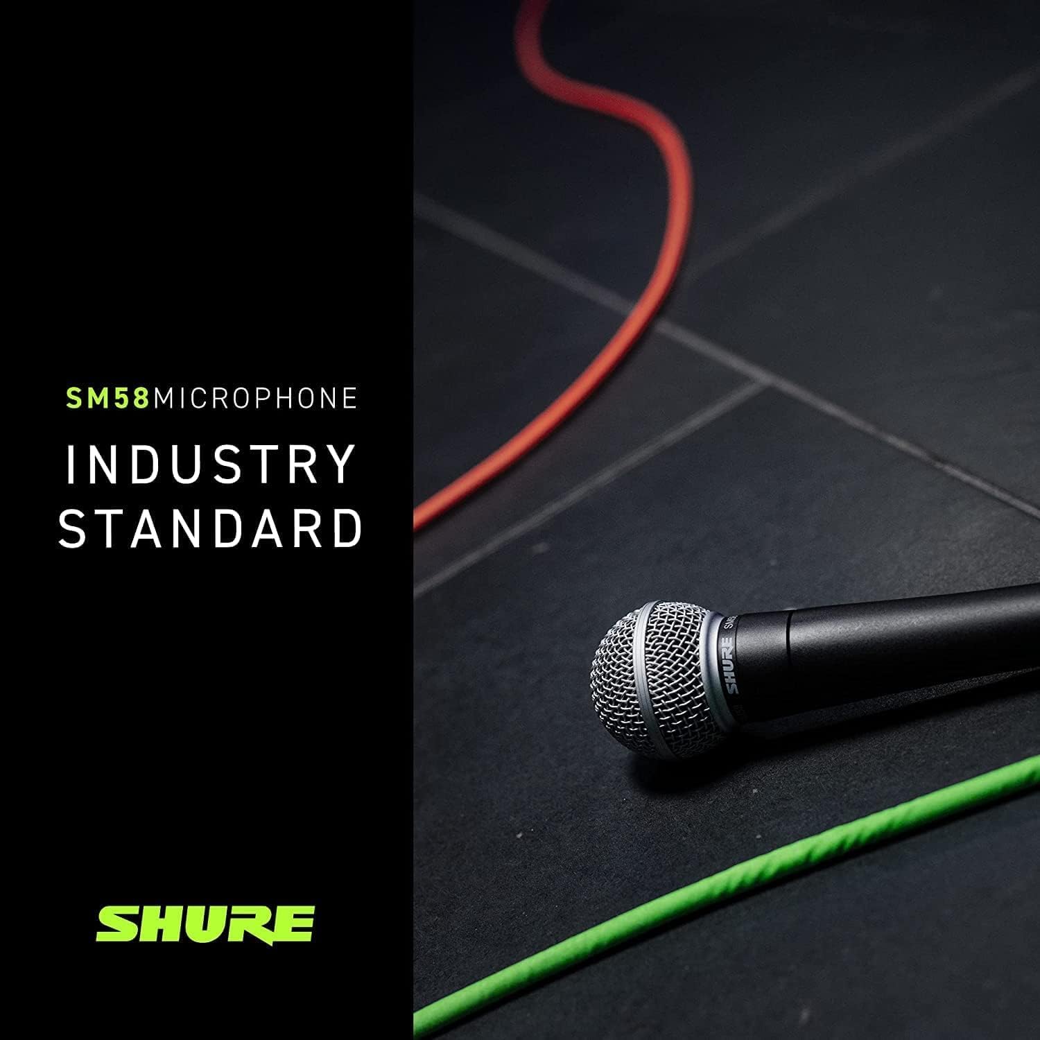 Shure SM58-LC Microphone Bundle with MVX2U XLR-to-USB Digital Interface with Headphone Jack, Integrated Pre-amp with 60dB Gain Control, Zero-Latency Monitoring, 48V Phantom Power and USB-C Cable