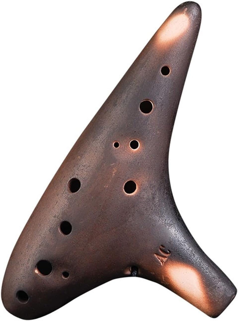 TSTS Professional Ocarina 12 Hole Alto Ocarina Flute with Bag Lanyard Portable Woodwind Instruments Children Ocarina (Color : 02)