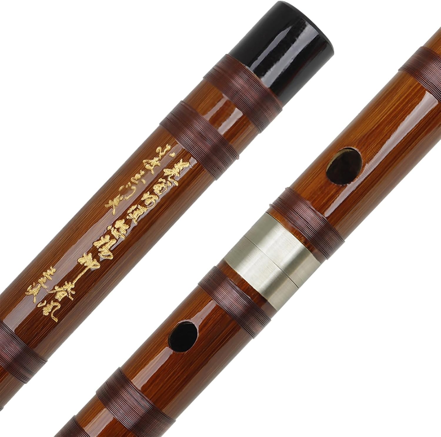 Bamboo Flute Professional Woodwind Musical Instruments C D E F G Key Dizi Transversal Flauta Whistle Beginners Bamboo Flute (Color : Key G)