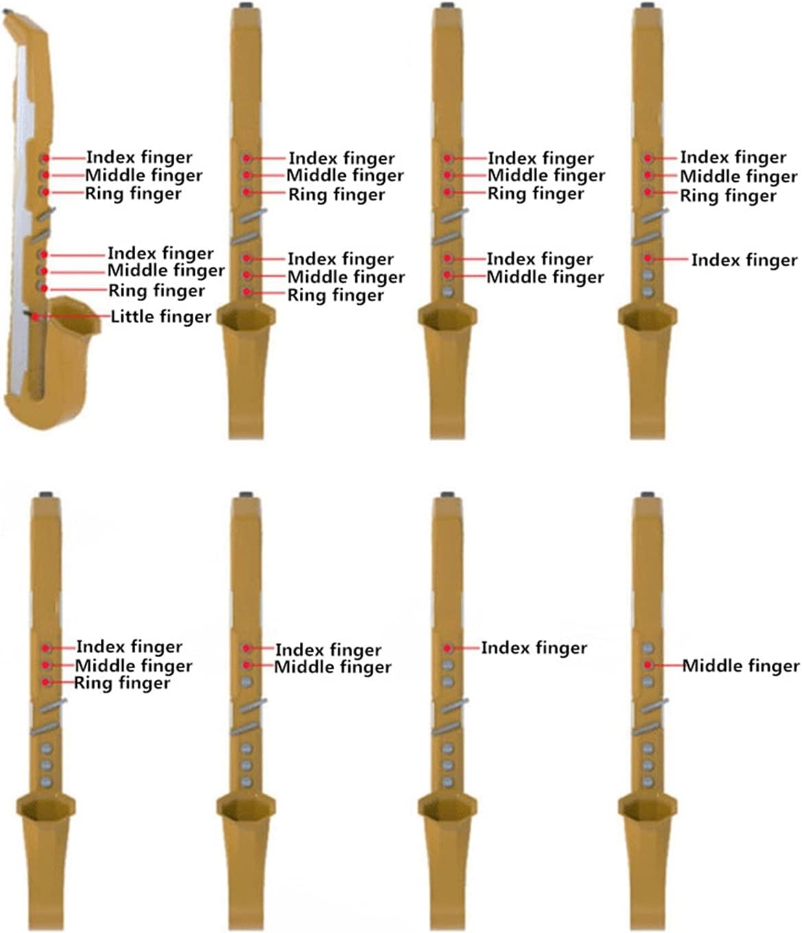 Sax Beginners Kit Digital Saxophone Electronic Saxophone is Suitable for Self-Study Entertainment Leisure and Playing Musical Instruments Wind Instrument (Color : Pink 3)