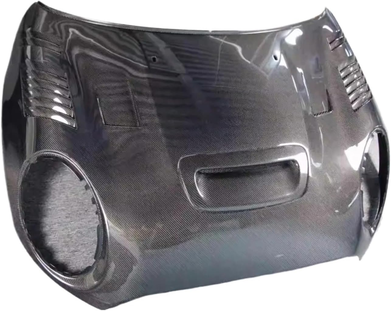 Carbon Fiber Engine Cover Compatible for BMW MINI R56 F56 Resin Bonnet Convert AG Light Weight Hood Car Accessories(Gray)