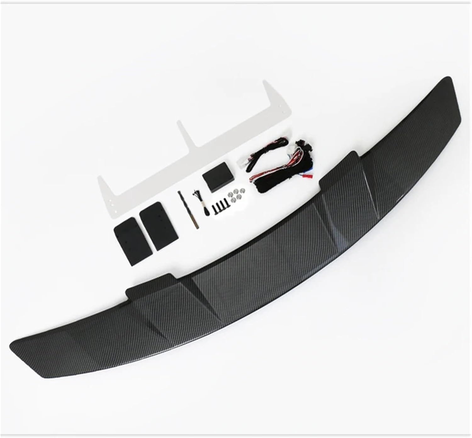 Car Exterior Electronic Automatically Universal Rear Trunk Tail Boot Lid Sedan Carbon Fiber Spoiler Other Auto Accessories Wing