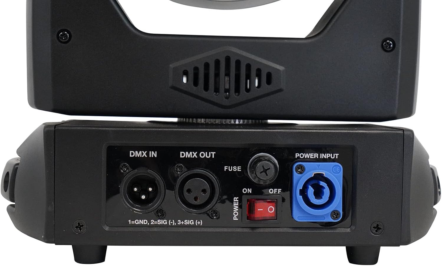 Rockville Rock SPOT 260W Moving Head Spot Light, Wireless DMX, Prism Effects, Rotating Gobos, for Stage and DJ Shows, 2-Piece