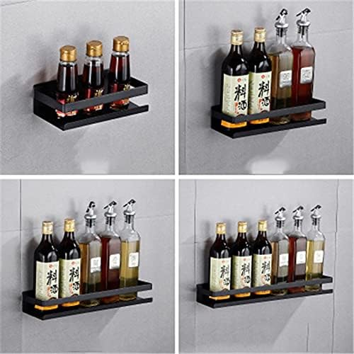 Shower Shelves 20-50 cm Bathroom Hardware Accessories, Black Bathroom Corner Shelves, Kitchen Wall Shelf, Shower Storage Rack Bathing Accessories (Color : 40cm Silver)