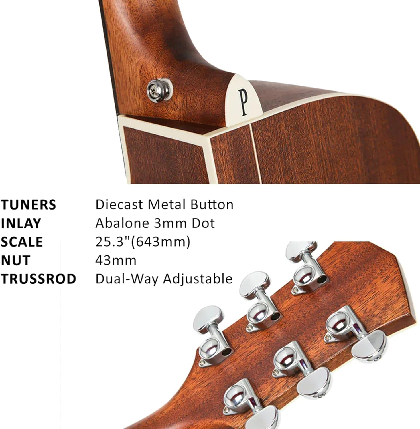 Parkwood S62 OM Body Acoustic Guitar - Natural