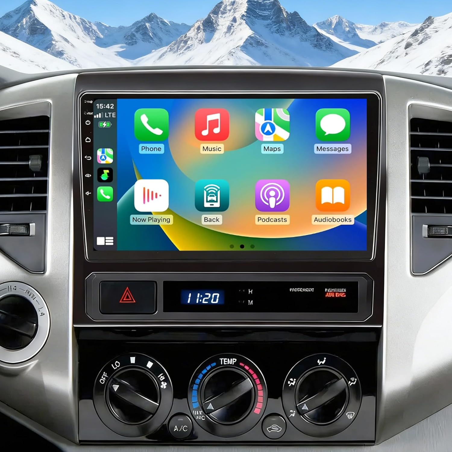 Radio for Toyota Tacoma Car Stereo 2005-2015 Android 14 Touch Screen Audio Wireless Carplay and Android Auto Bluetooth,WiFi,GPS Pantalla para Backup Camera