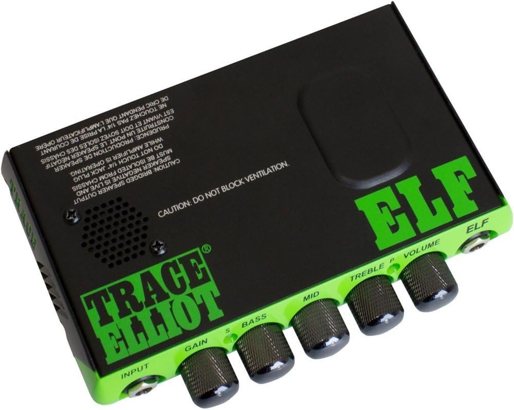 Trace Elliot ELF 03615760 Bass Head w/Bag, Polish Cloth, and 2 Cables