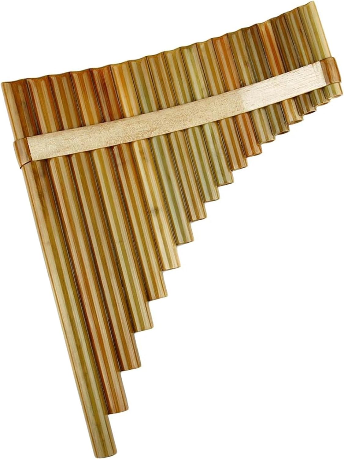pan flute for beginners 18 Pipes F Key Pan Flute Woodwind Instrument Chinese Traditional Musical Instrument Pan Flute (Color : Right hand)