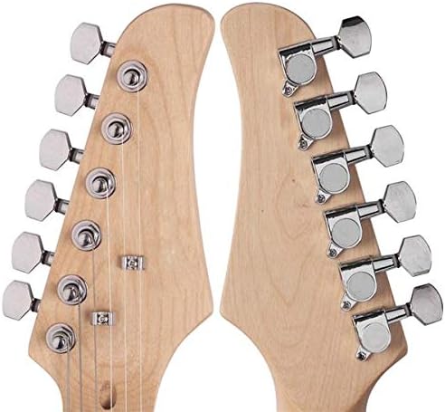 ST Stylish Electric Guitar with Black Pickguard Dark Blue