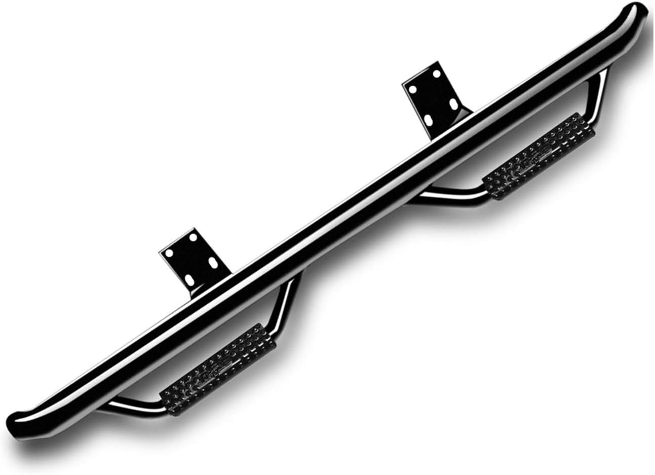 n-FAB | C9280CC | Nerf Step, Cab Length , Gloss Black, 92-00 Chevy-GMC 2500 / 3500 Crew Cab All Beds