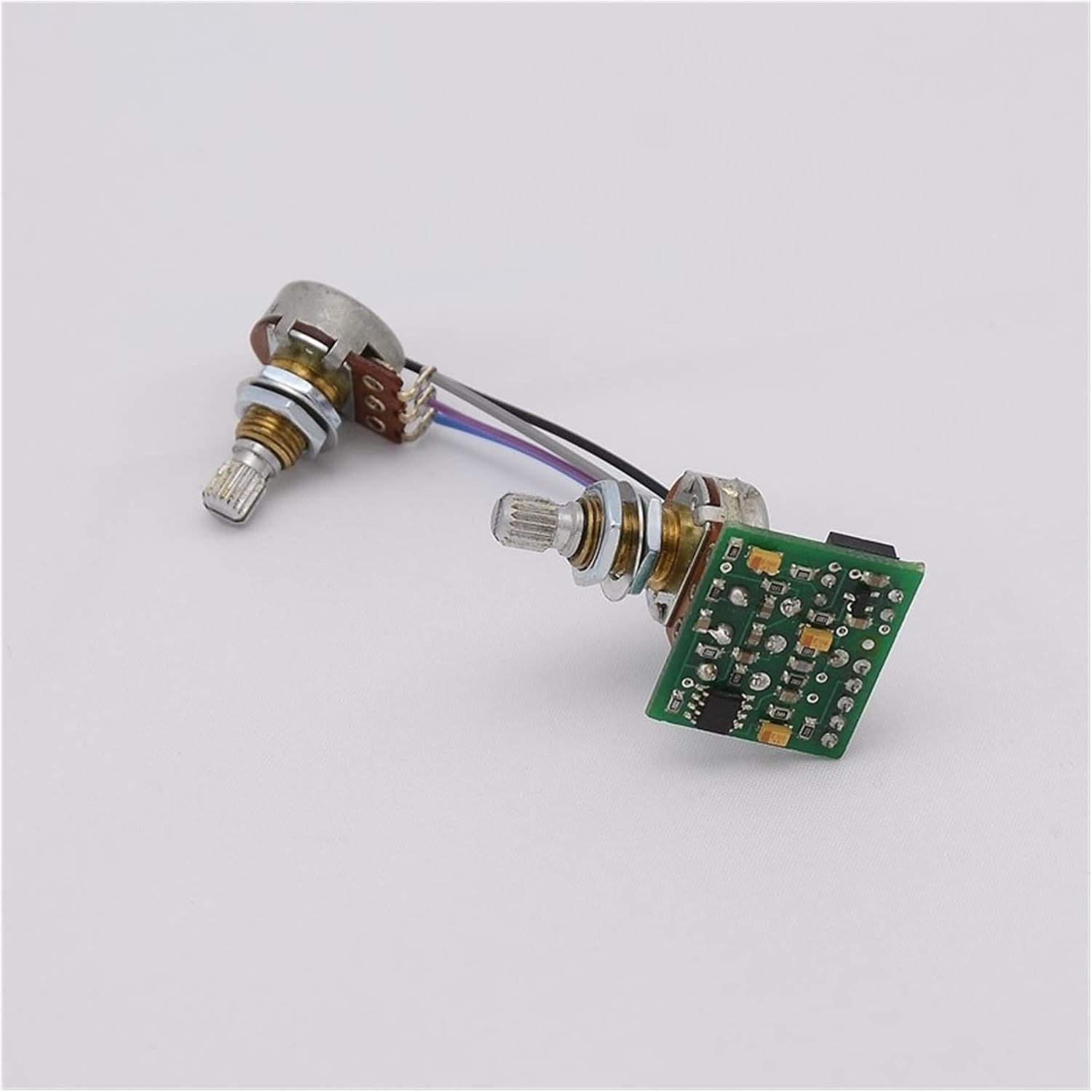 KESHUO Electric Guitar Wiring Harness 1 Set Active 2 Band EQ Preamp Circuit for Passive Bass Pickup
