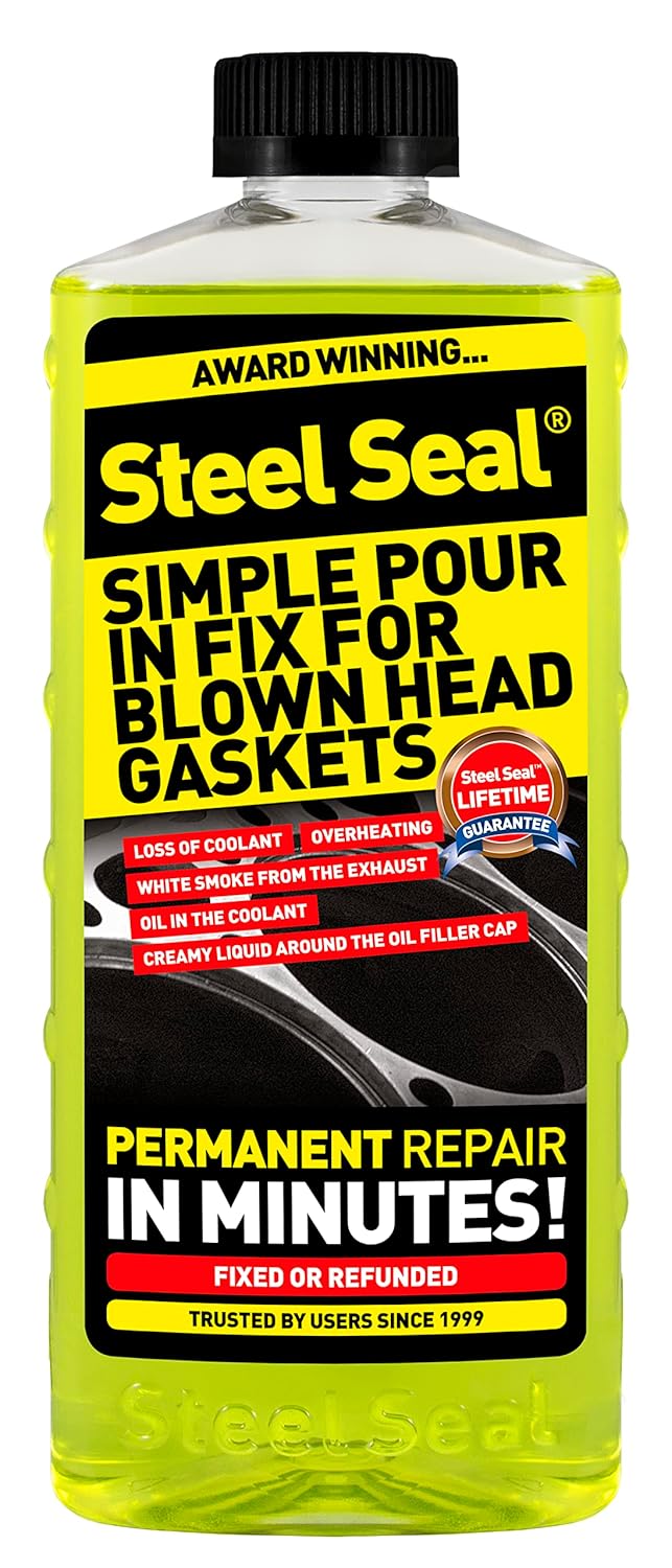 Steel Seal Blown Head Gasket Fix Repair Sealer for 4 Cylinder Engines