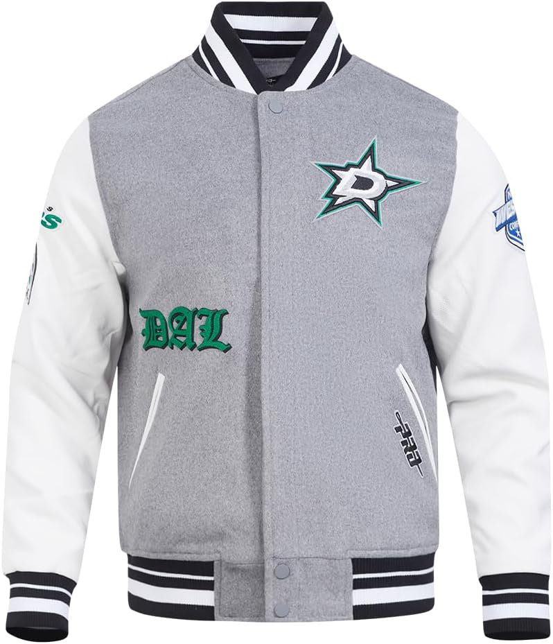 Pro Standard Mens NHL Old English Varsity Jacket
