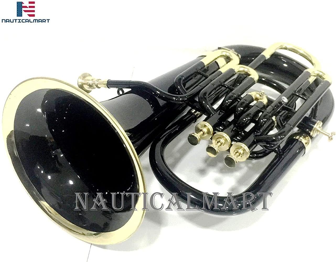 Bb Euphonium 4 Valve Black Musical Instrument Gift