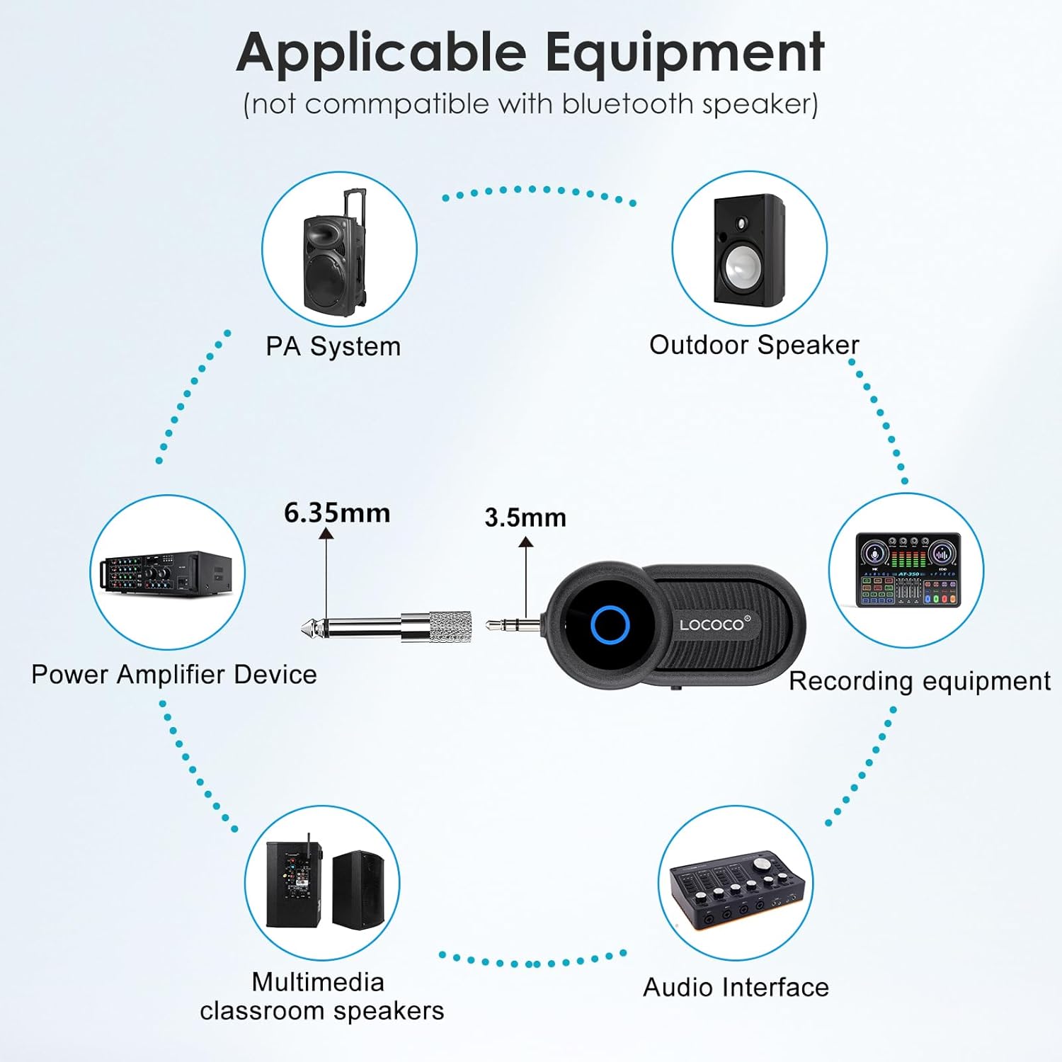 Wireless Saxophone Microphone System for Instruments: UHF Rechargeable Instruments Microphone Receiver and Transmitter - 160ft Range. Plug and Play - Clip-on Mics Suitable for Sax Trumpet, Trombone