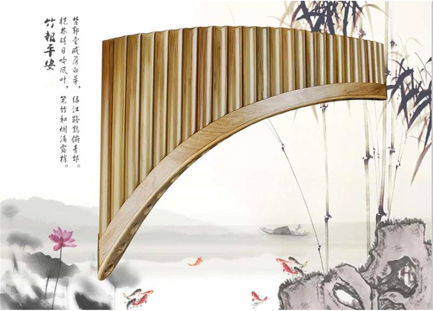 25 Pipes G Key Right Hand Musical Instruments Woodwind Instrument Handmade Pan Pipes