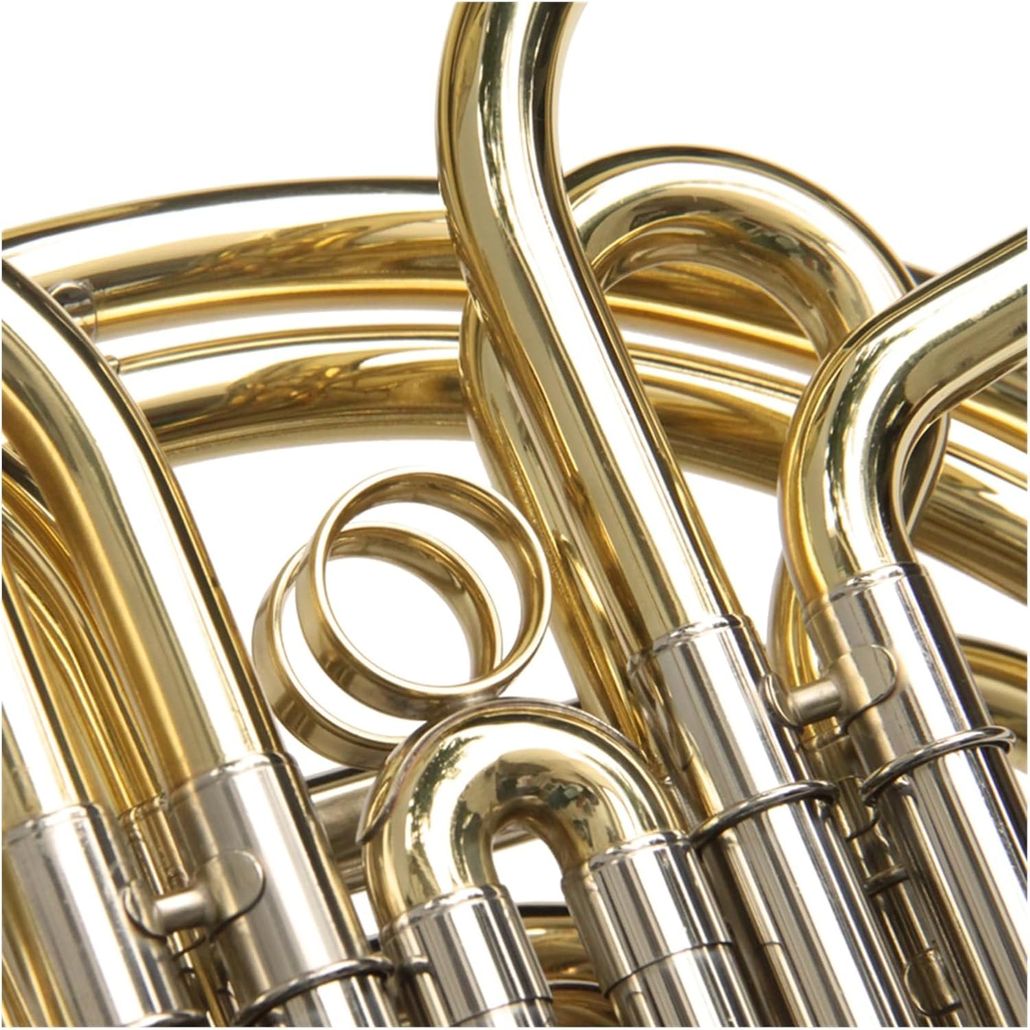 French Horn Instrument B flat 4 key double row
