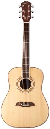 Oscar Schmidt OGHS-A 1/2 Dreadnought Acoustic Guitar. Natural Spruce