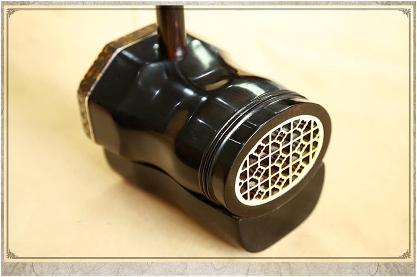 CoByda Ebony Octagonal Erhu 2-stringed Violin Ethnic Instruments Musical Instruments Playing Beginner Erhu