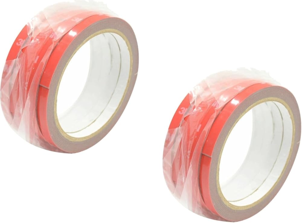 2 Set of - Double Sided Strong Adhesive Tape Acrylic Foam 90 0.5X Rolls for VW,for Dodge,for Chrysler,for Audi,for Acura
