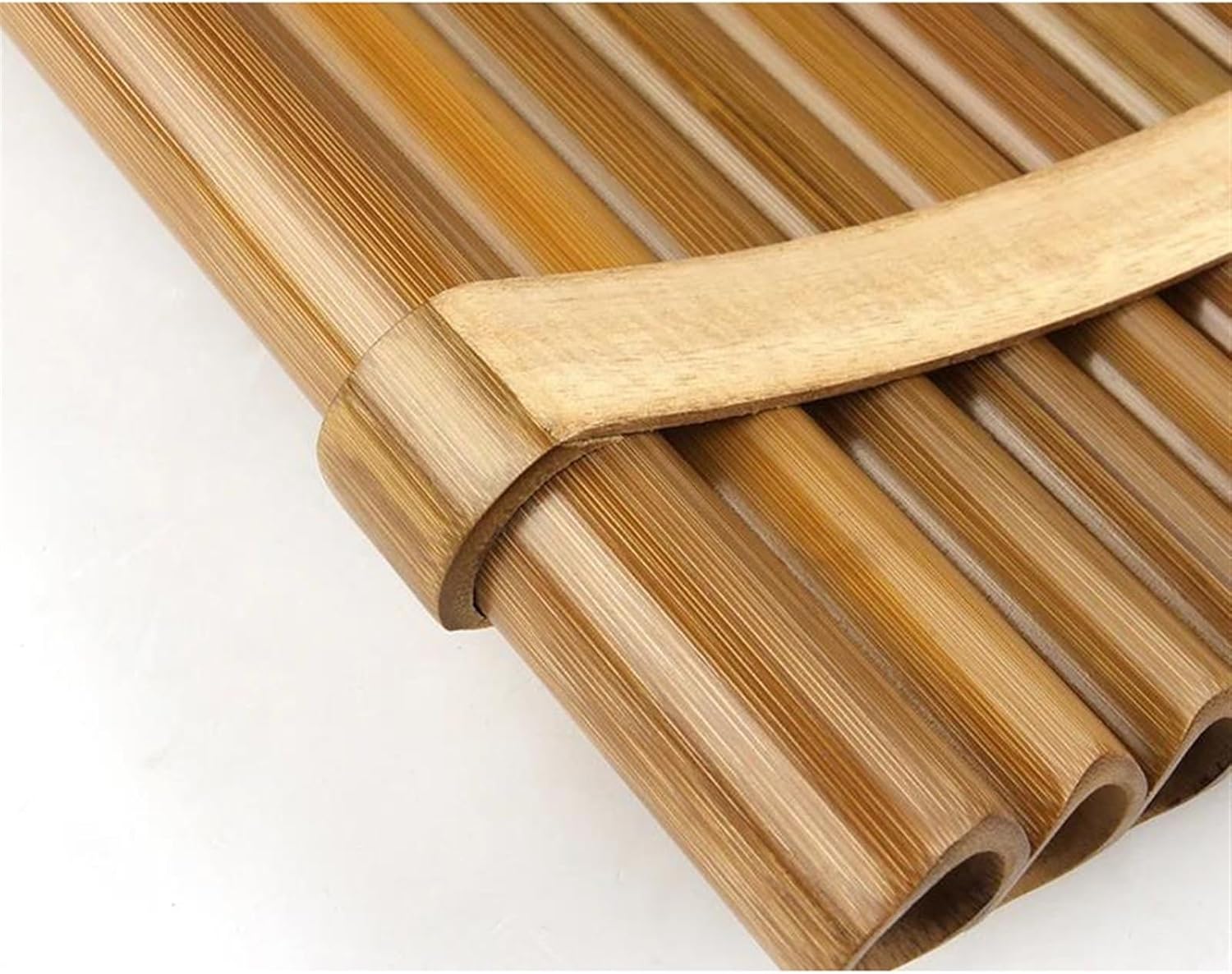 pan flute for beginners Professional Pan Flute 22 Pipes Handmade Music Instruments Woodwind Pan Flute (Color : 22C Left hand)