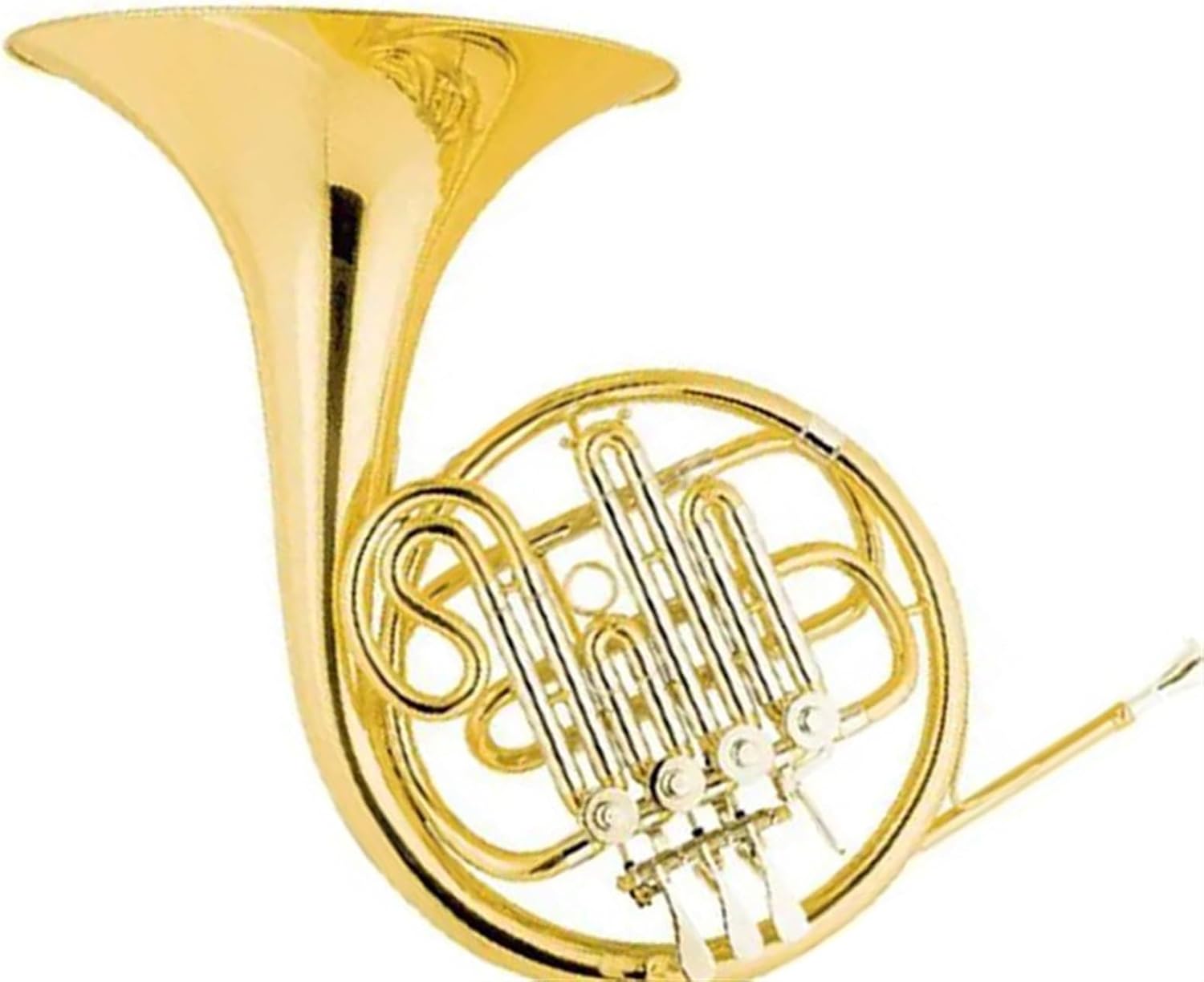 Brass French Horn Professional French Horn 4-Key Separated Stainless Steel Piston